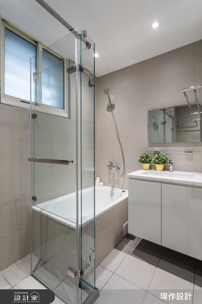 20坪老屋(16~30年)＿北歐風浴室案例圖片＿瑋作設計有限公司＿瑋作_日光之16