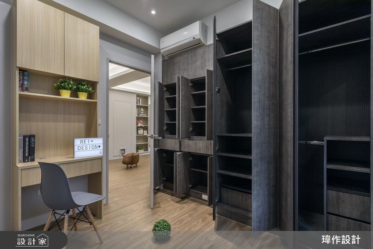 20坪老屋(16~30年)＿北歐風書房案例圖片＿瑋作設計有限公司＿瑋作_日光之13
