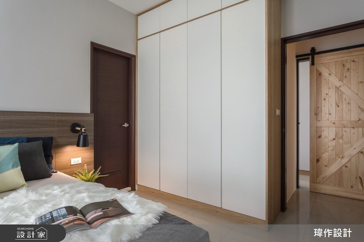 18坪新成屋(5年以下)＿北歐風臥室案例圖片＿瑋作設計有限公司＿瑋作_透白之12