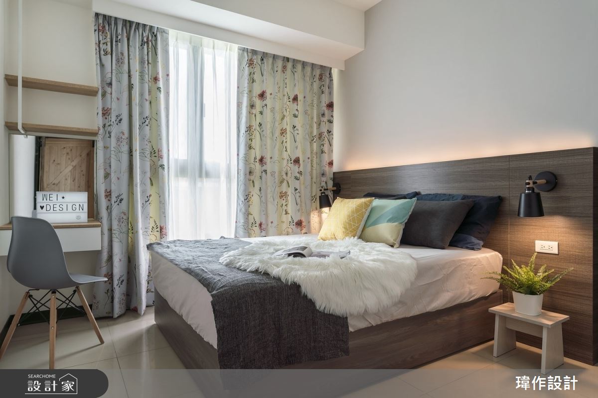 18坪新成屋(5年以下)＿北歐風臥室案例圖片＿瑋作設計有限公司＿瑋作_透白之11