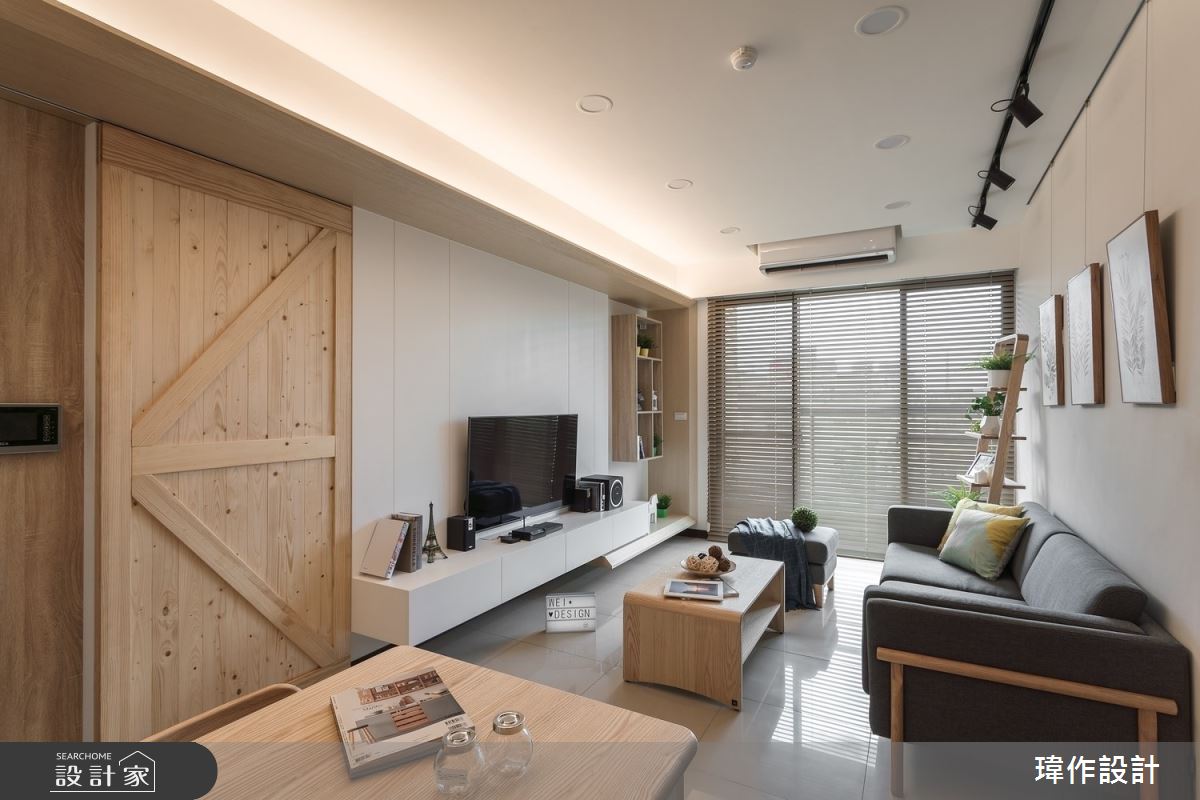 18坪新成屋(5年以下)＿北歐風客廳案例圖片＿瑋作設計有限公司＿瑋作_透白之3