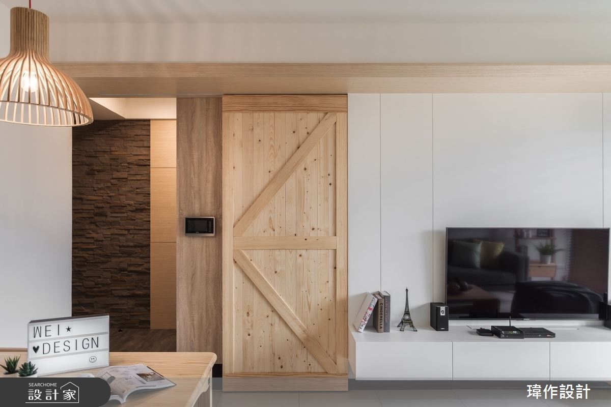 18坪新成屋(5年以下)＿北歐風客廳案例圖片＿瑋作設計有限公司＿瑋作_透白之7