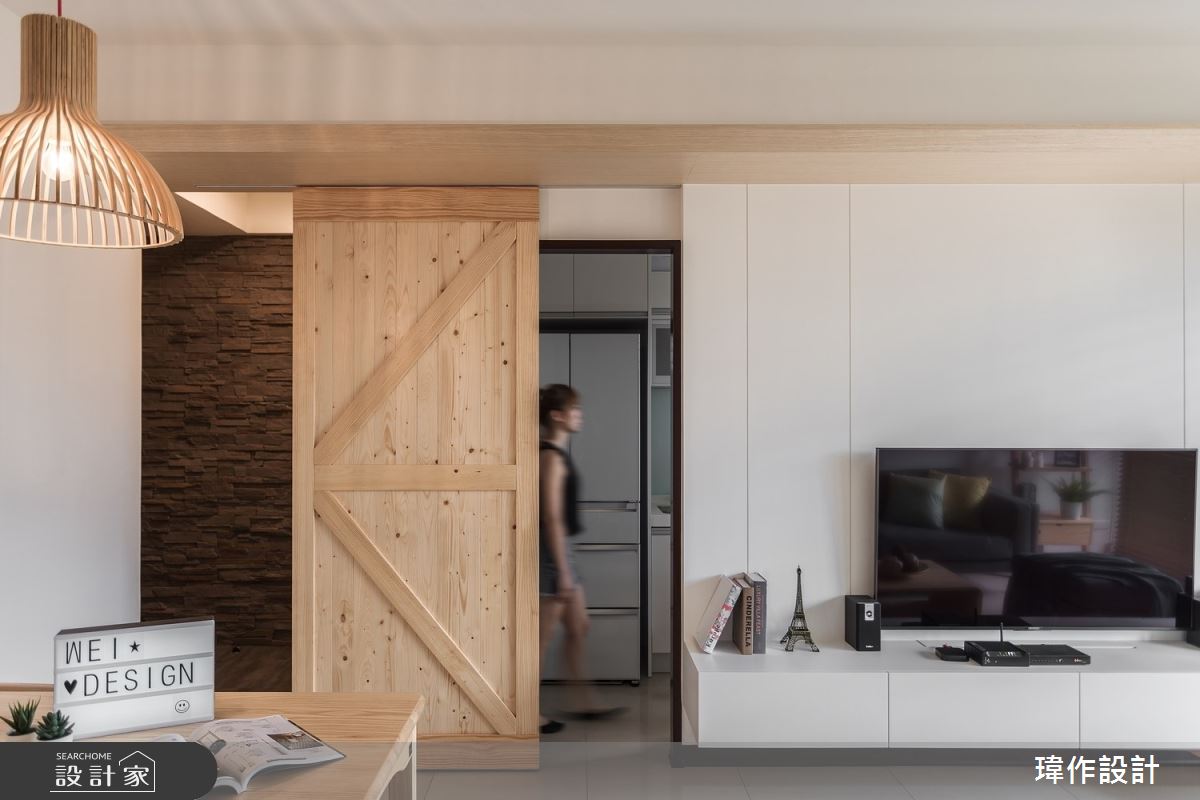 18坪新成屋(5年以下)＿北歐風客廳案例圖片＿瑋作設計有限公司＿瑋作_透白之8