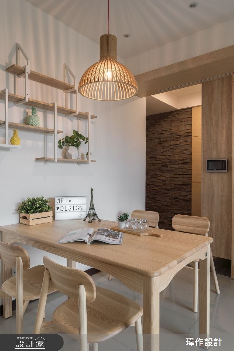 18坪新成屋(5年以下)＿北歐風餐廳案例圖片＿瑋作設計有限公司＿瑋作_透白之4