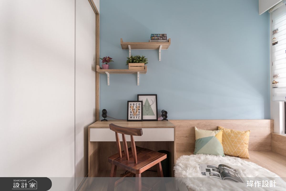 新成屋(5年以下)＿北歐風臥室案例圖片＿瑋作設計有限公司＿瑋作_繽紛之16