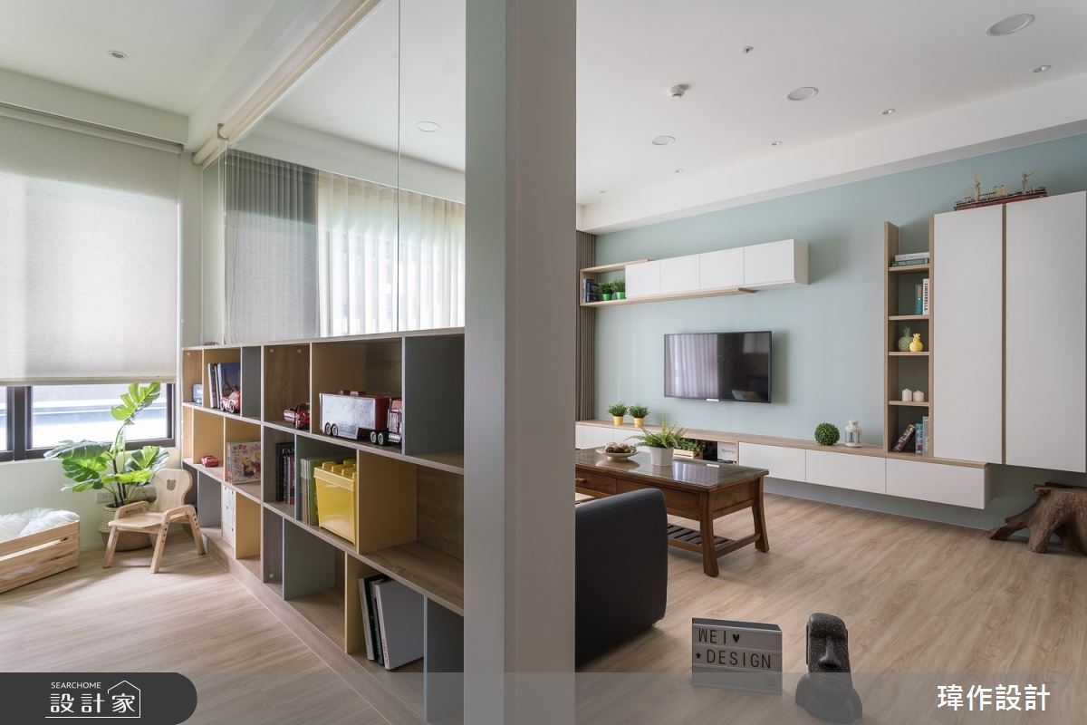 新成屋(5年以下)＿北歐風客廳書房案例圖片＿瑋作設計有限公司＿瑋作_繽紛之8