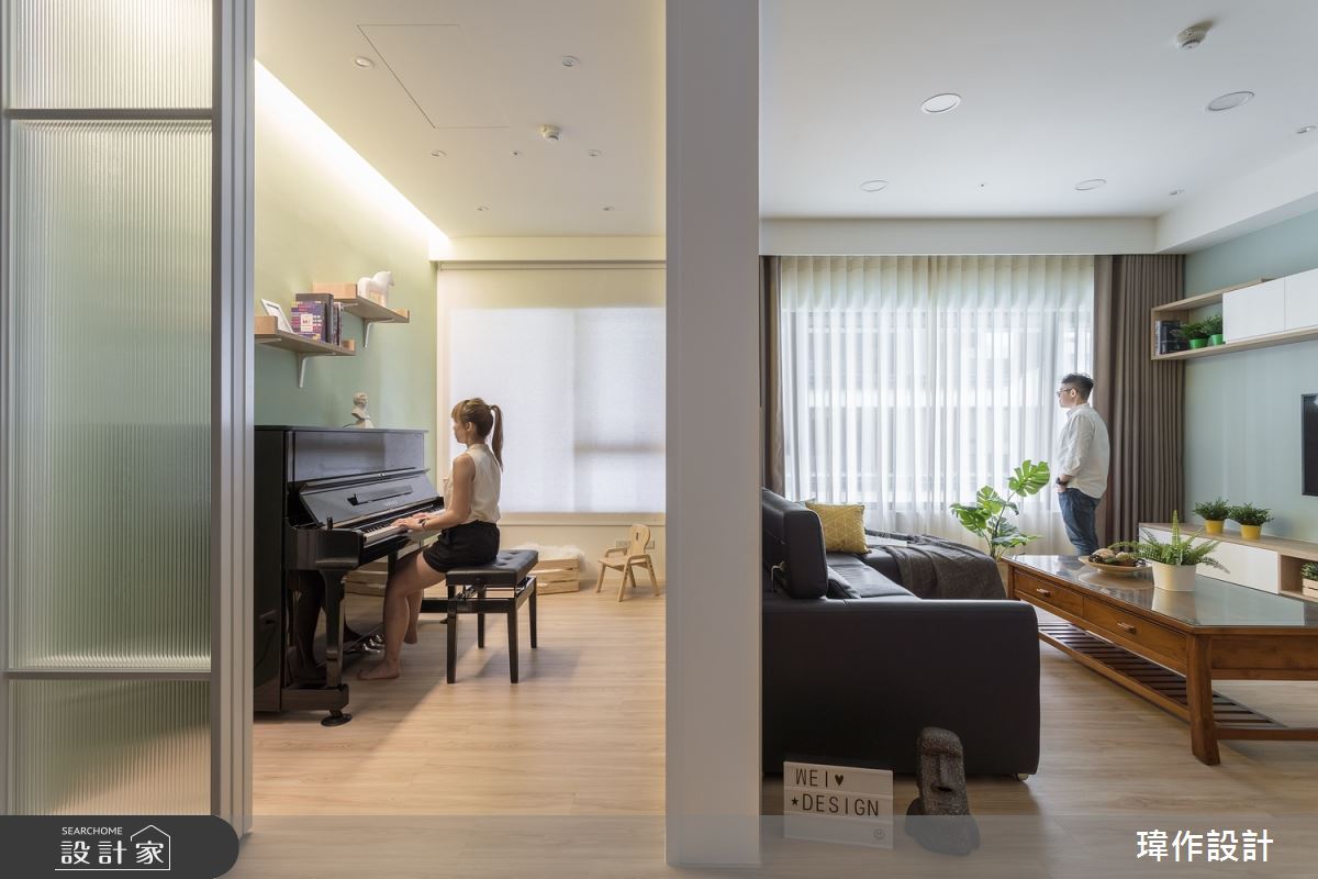 新成屋(5年以下)＿北歐風客廳書房案例圖片＿瑋作設計有限公司＿瑋作_繽紛之9