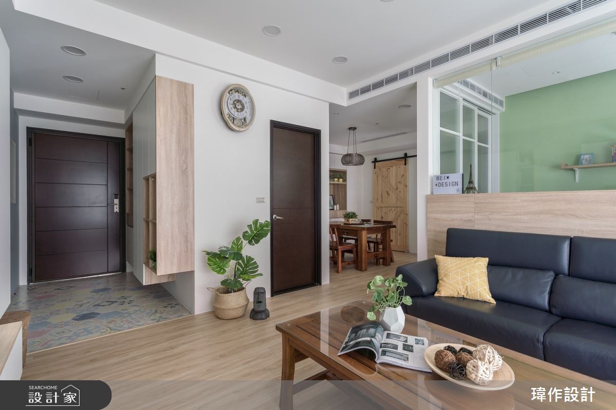 新成屋(5年以下)＿北歐風玄關客廳案例圖片＿瑋作設計有限公司＿瑋作_繽紛之4