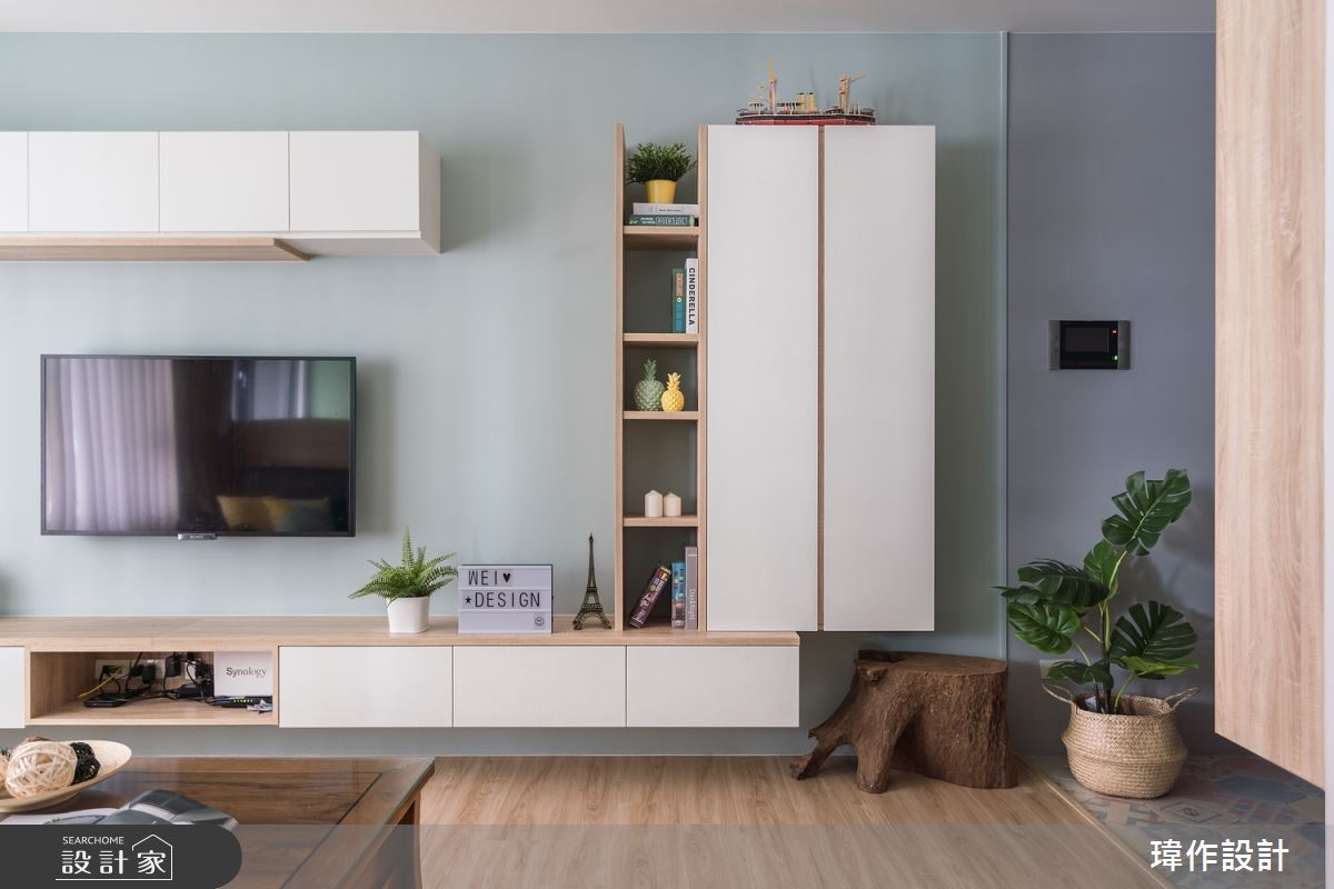 新成屋(5年以下)＿北歐風客廳案例圖片＿瑋作設計有限公司＿瑋作_繽紛之5