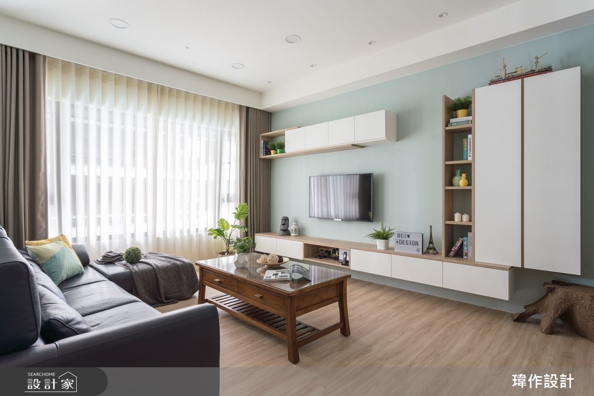 新成屋(5年以下)＿北歐風客廳案例圖片＿瑋作設計有限公司＿瑋作_繽紛之7