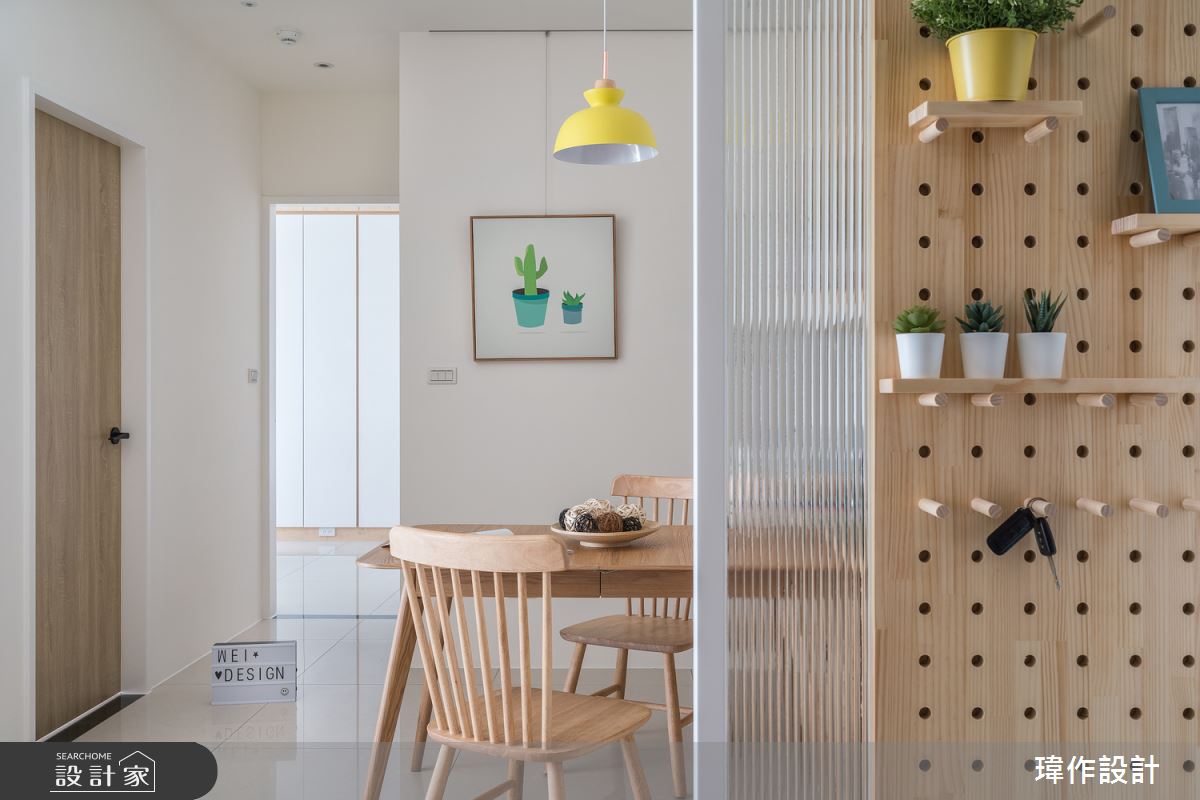23坪新成屋(5年以下)＿北歐風餐廳案例圖片＿瑋作設計有限公司＿瑋作_甜蜜文青風之2