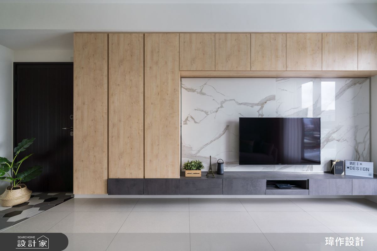 23坪新成屋(5年以下)＿北歐風客廳案例圖片＿瑋作設計有限公司＿瑋作_甜蜜文青風之6