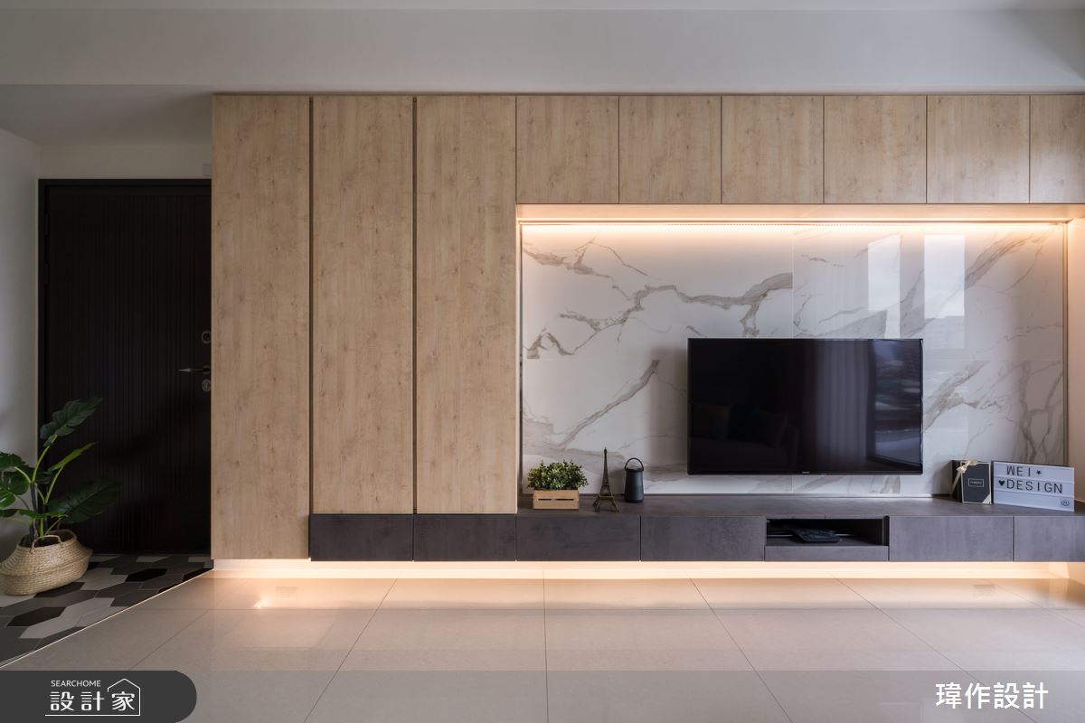 23坪新成屋(5年以下)＿北歐風客廳案例圖片＿瑋作設計有限公司＿瑋作_甜蜜文青風之7