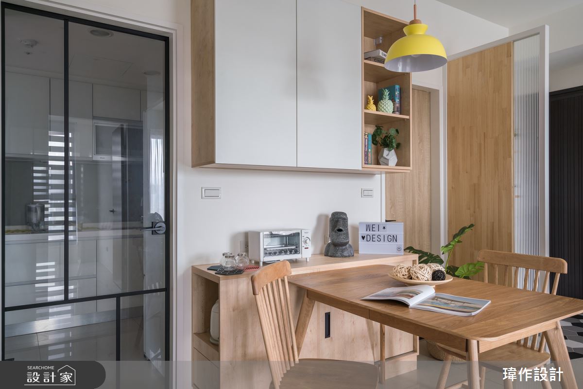 23坪新成屋(5年以下)＿北歐風餐廳案例圖片＿瑋作設計有限公司＿瑋作_甜蜜文青風之10