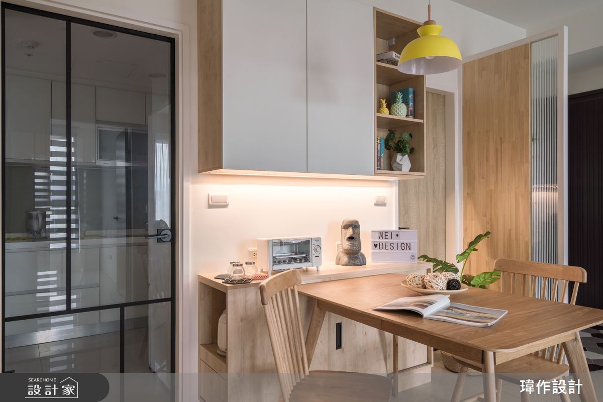 23坪新成屋(5年以下)＿北歐風餐廳案例圖片＿瑋作設計有限公司＿瑋作_甜蜜文青風之11