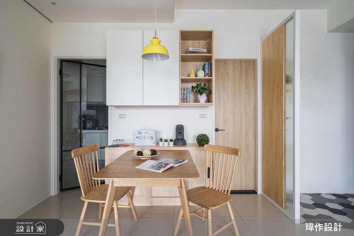 23坪新成屋(5年以下)＿北歐風餐廳案例圖片＿瑋作設計有限公司＿瑋作_甜蜜文青風之12