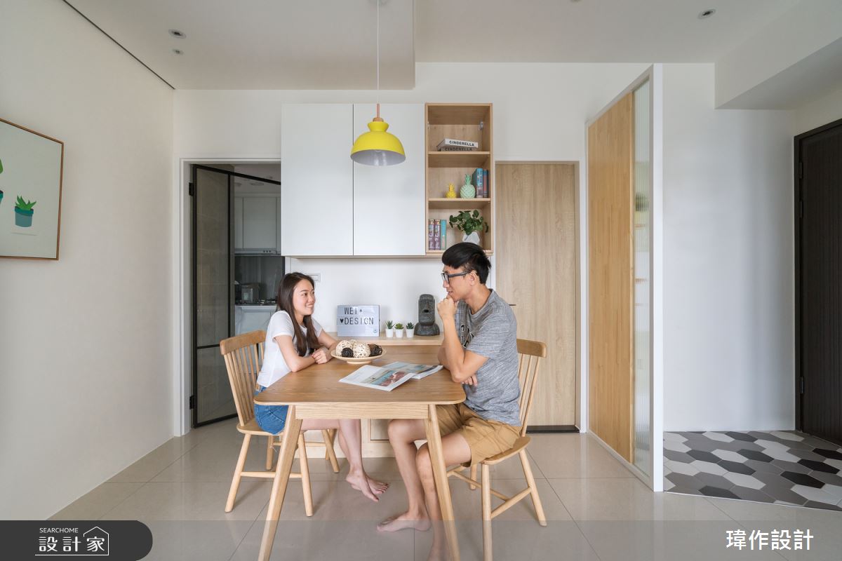 23坪新成屋(5年以下)＿北歐風餐廳案例圖片＿瑋作設計有限公司＿瑋作_甜蜜文青風之13
