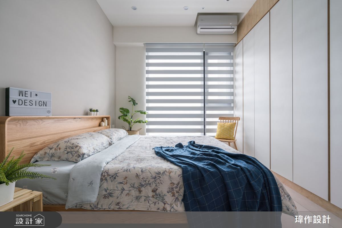 23坪新成屋(5年以下)＿北歐風臥室案例圖片＿瑋作設計有限公司＿瑋作_甜蜜文青風之16