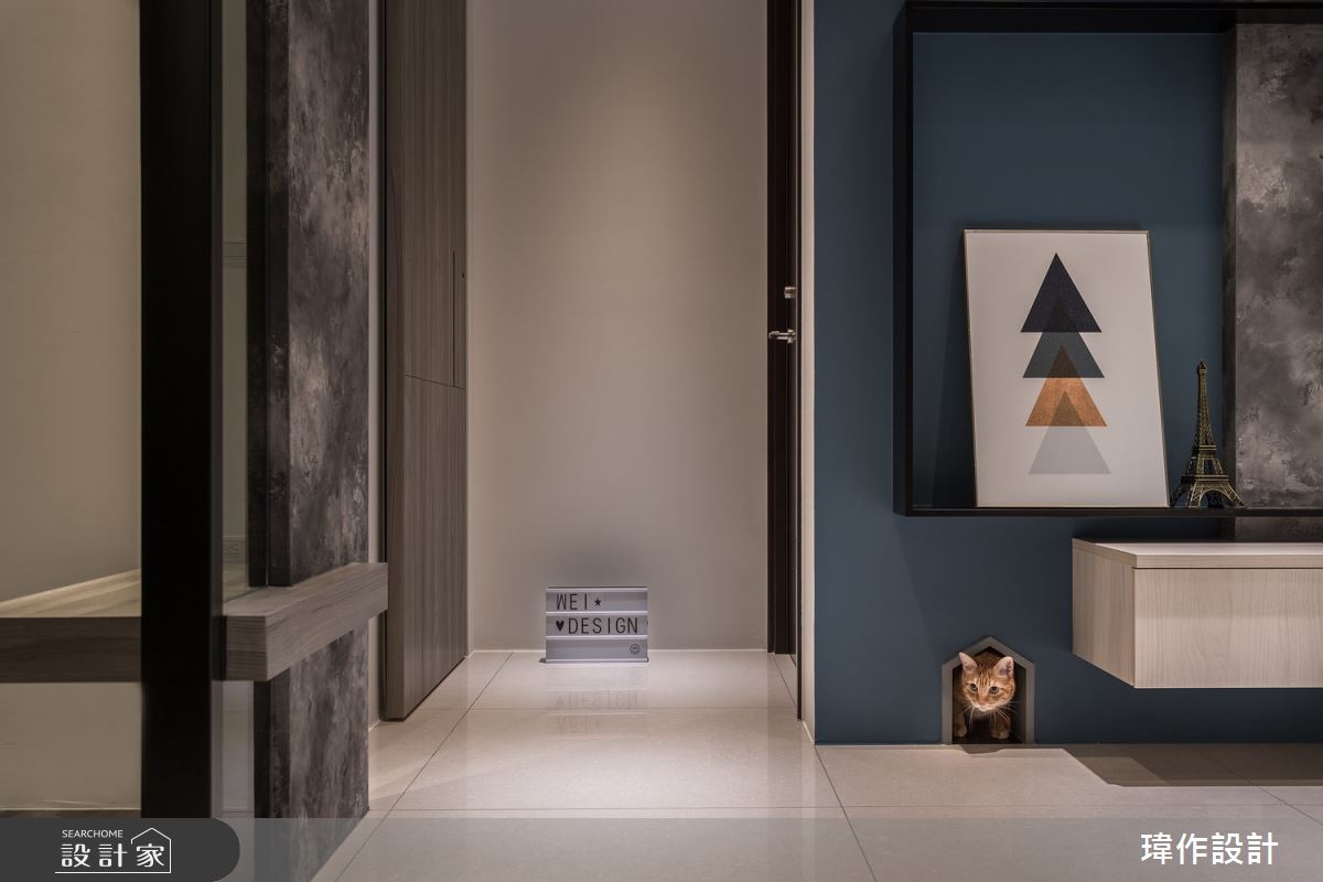 16坪新成屋(5年以下)＿現代風客廳案例圖片＿瑋作設計有限公司＿瑋作_Mira blue之4