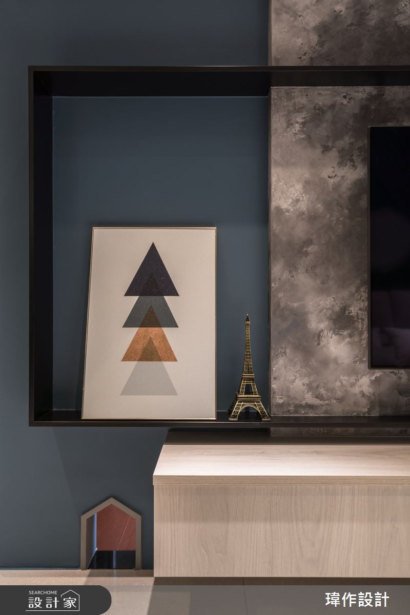 16坪新成屋(5年以下)＿現代風客廳案例圖片＿瑋作設計有限公司＿瑋作_Mira blue之6