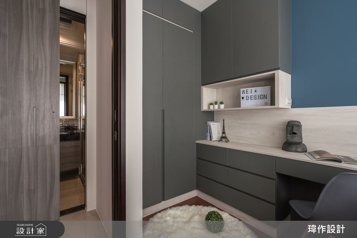 16坪新成屋(5年以下)＿現代風臥室案例圖片＿瑋作設計有限公司＿瑋作_Mira blue之16