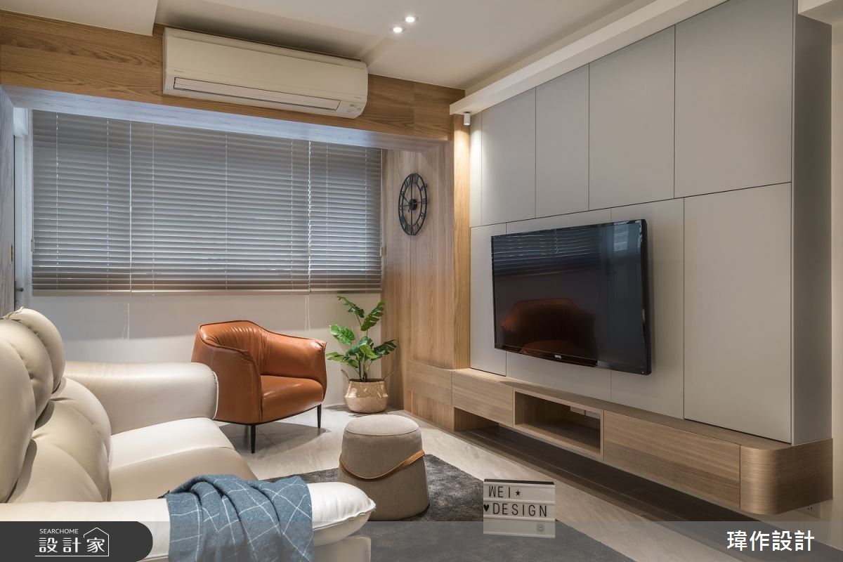 32坪老屋(31~40年)＿現代風客廳案例圖片＿瑋作設計有限公司＿瑋作_晴境之2