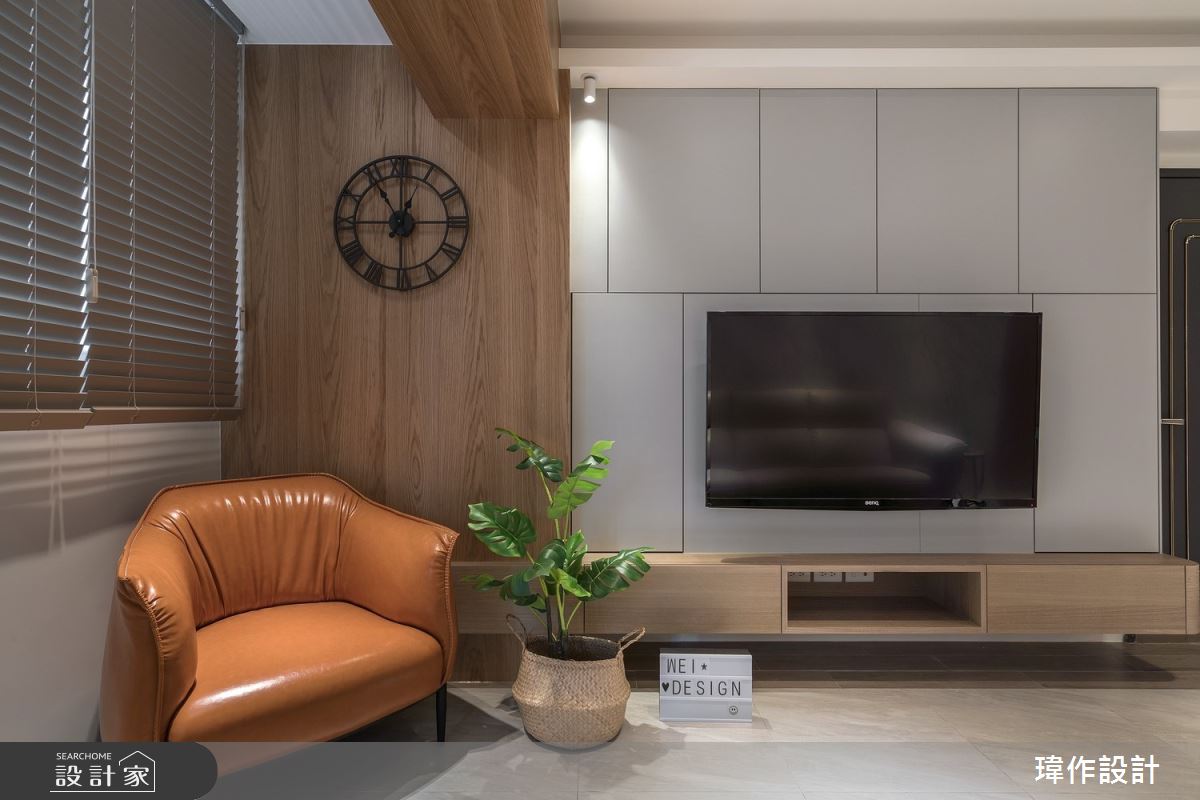 32坪老屋(31~40年)＿現代風客廳案例圖片＿瑋作設計有限公司＿瑋作_晴境之3
