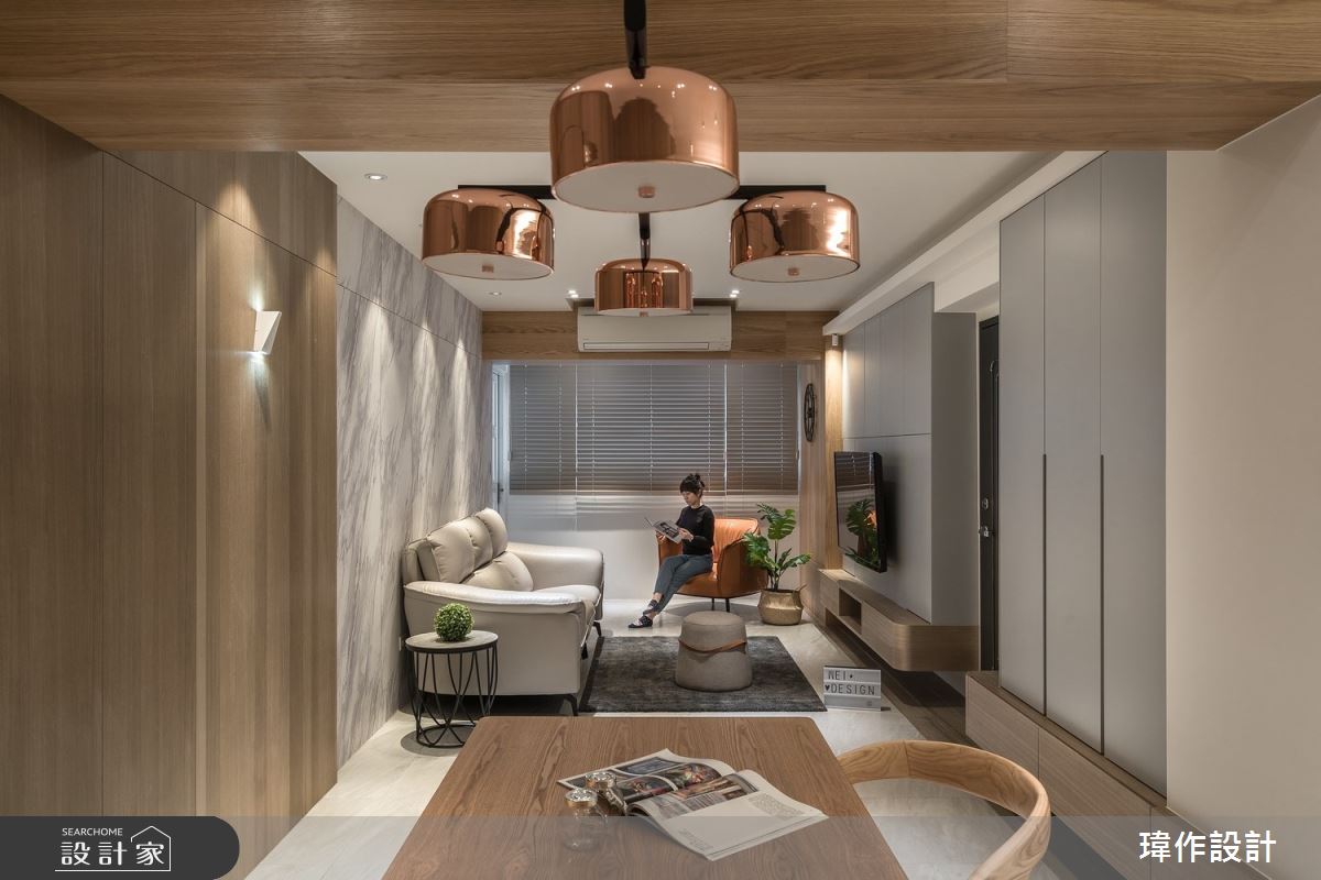 32坪老屋(31~40年)＿現代風客廳餐廳案例圖片＿瑋作設計有限公司＿瑋作_晴境之6