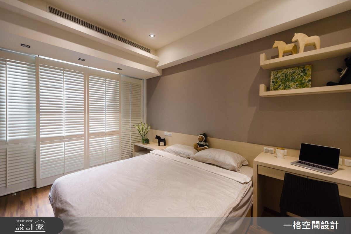 40坪預售屋＿混搭風臥室案例圖片＿一格設計有限公司＿一格_04之16
