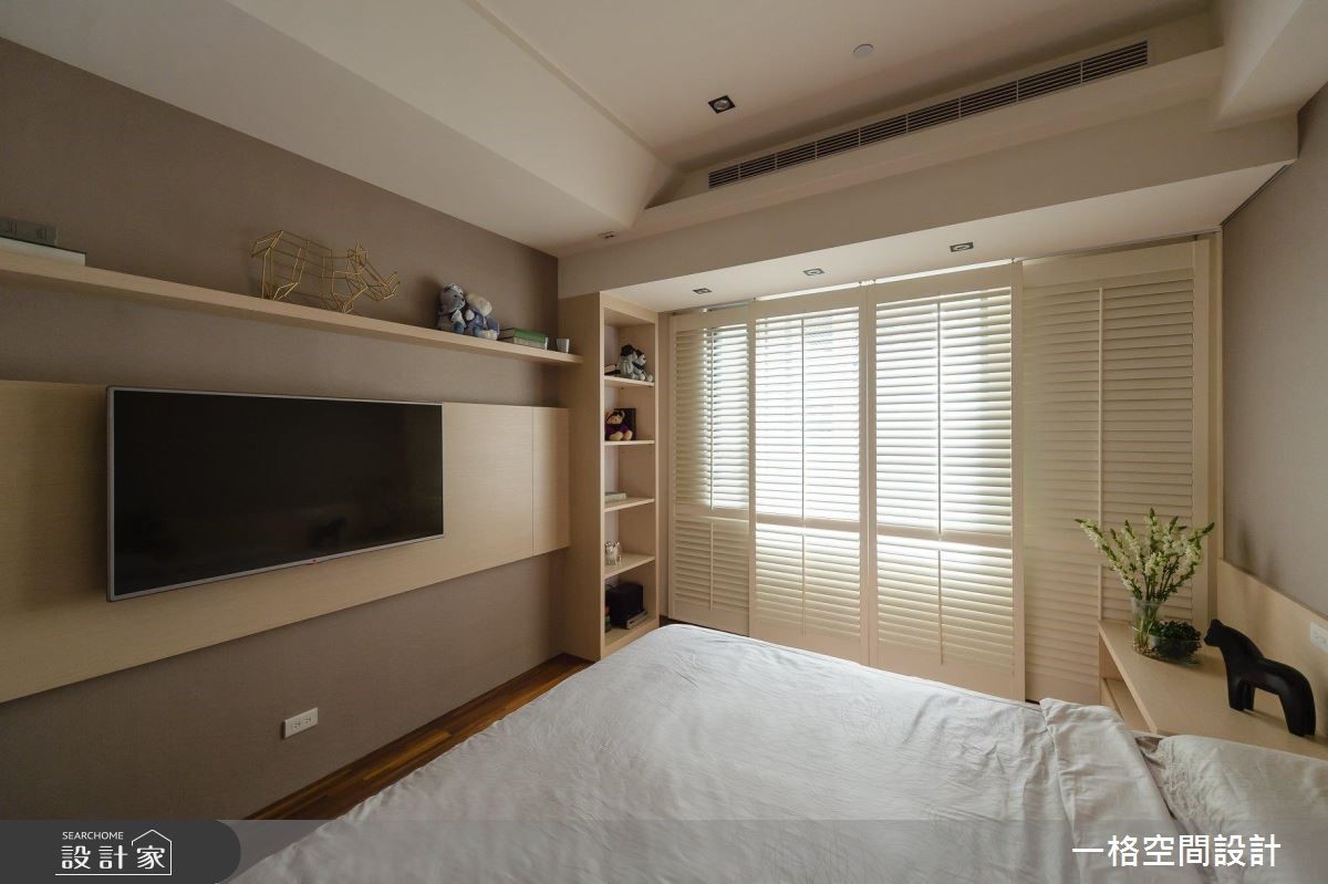 40坪預售屋＿混搭風臥室案例圖片＿一格設計有限公司＿一格_04之14