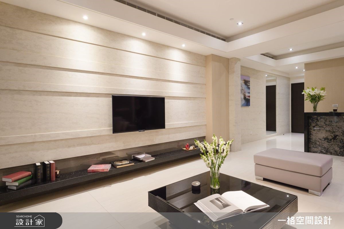 40坪預售屋＿混搭風客廳案例圖片＿一格設計有限公司＿一格_04之6