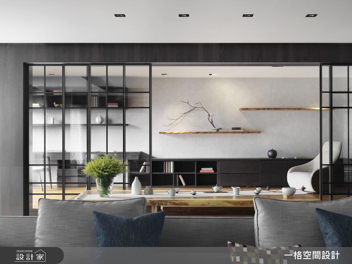 130坪新成屋(5年以下)＿現代風客廳案例圖片＿一格設計有限公司＿一格_06之4