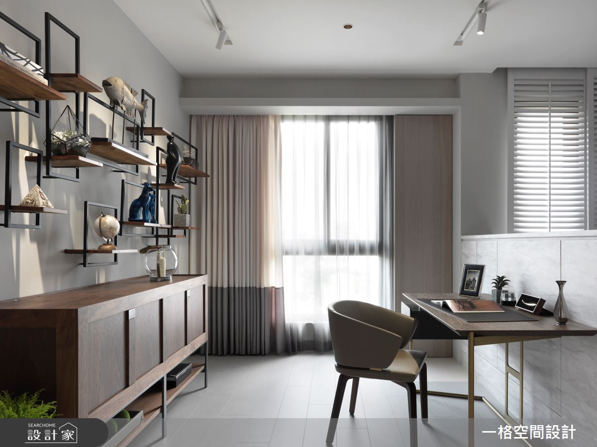 24坪新成屋(5年以下)＿簡約風書房案例圖片＿一格設計有限公司＿一格_07之16