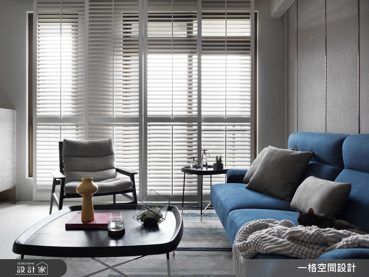 24坪新成屋(5年以下)＿簡約風客廳案例圖片＿一格設計有限公司＿一格_07之11