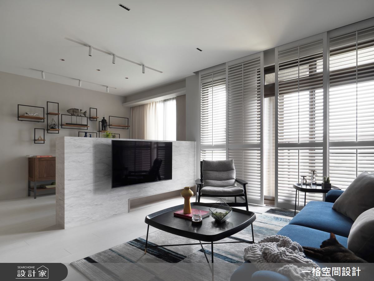 24坪新成屋(5年以下)＿簡約風客廳案例圖片＿一格設計有限公司＿一格_07之14