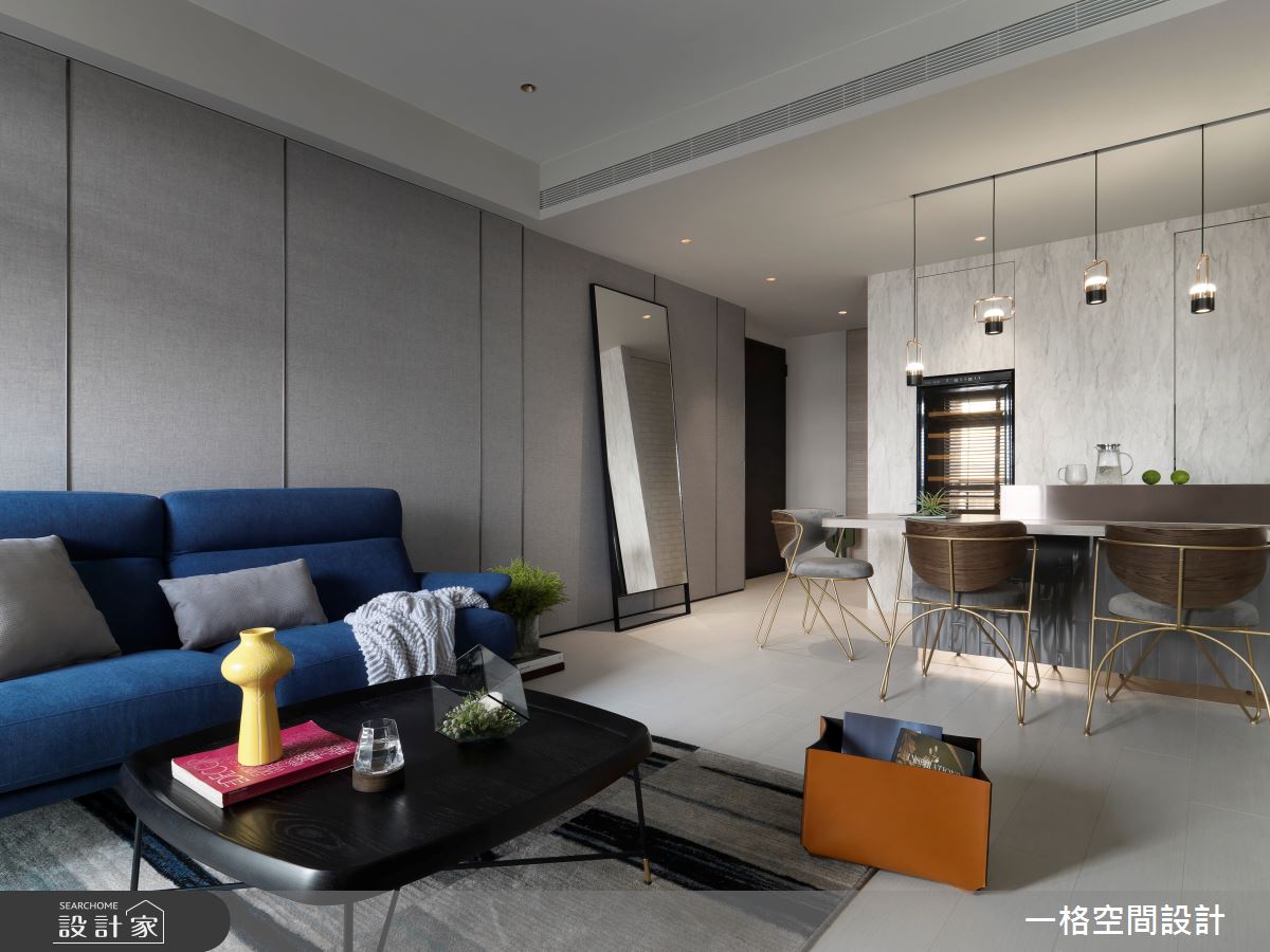 24坪新成屋(5年以下)＿簡約風客廳案例圖片＿一格設計有限公司＿一格_07之3