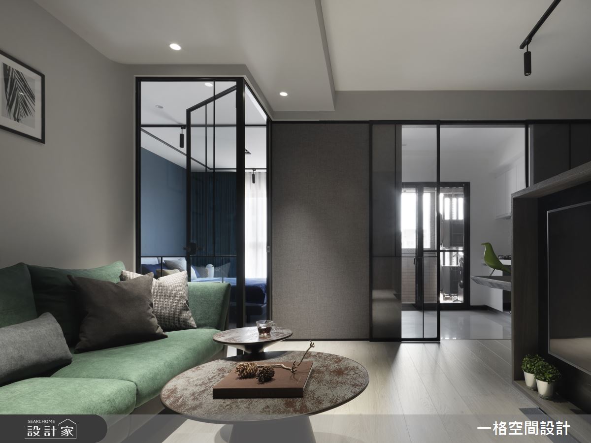 15坪新成屋(5年以下)＿簡約風客廳案例圖片＿一格設計有限公司＿一格_08之11