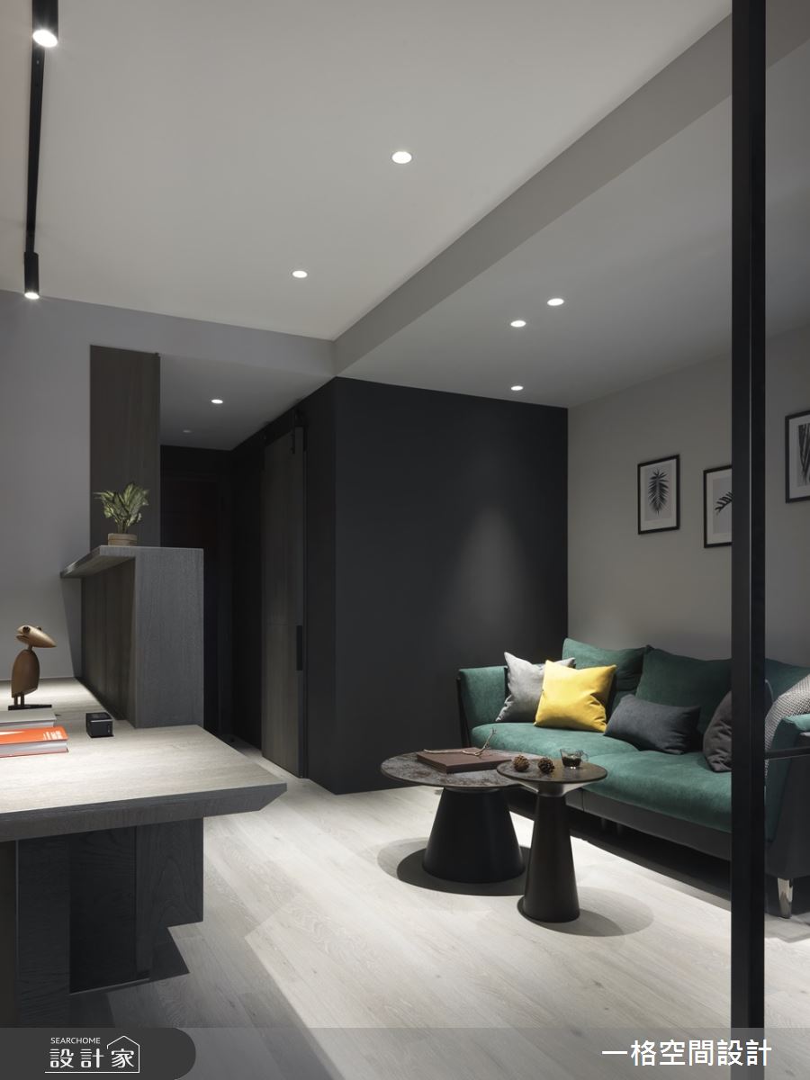 15坪新成屋(5年以下)＿簡約風客廳案例圖片＿一格設計有限公司＿一格_08之2