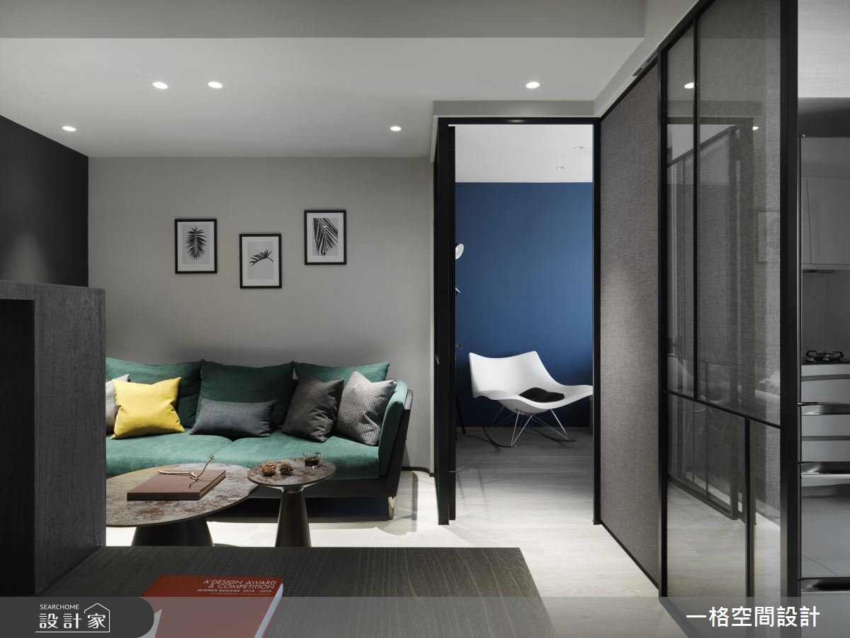 15坪新成屋(5年以下)＿簡約風客廳案例圖片＿一格設計有限公司＿一格_08之8