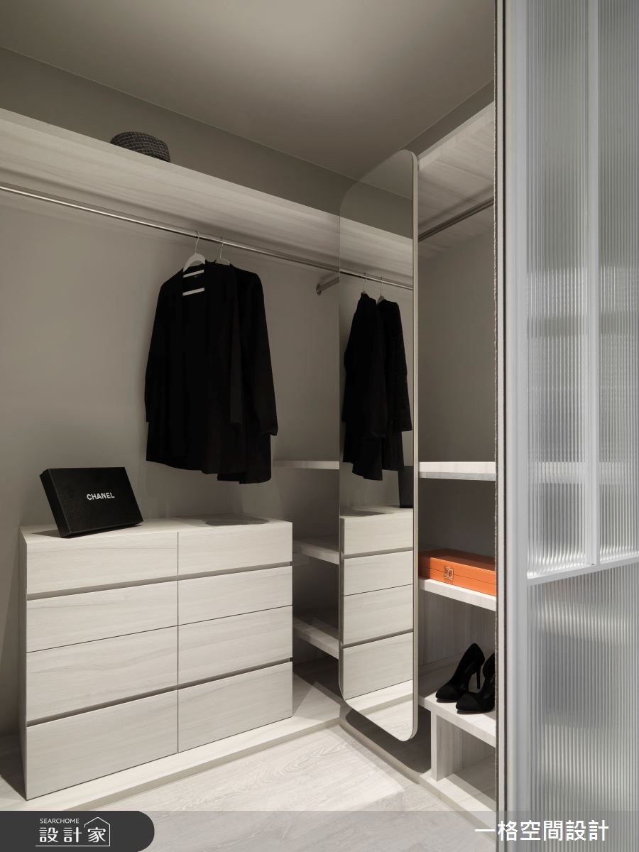 30坪新成屋(5年以下)＿簡約風更衣間案例圖片＿一格設計有限公司＿一格_11之24