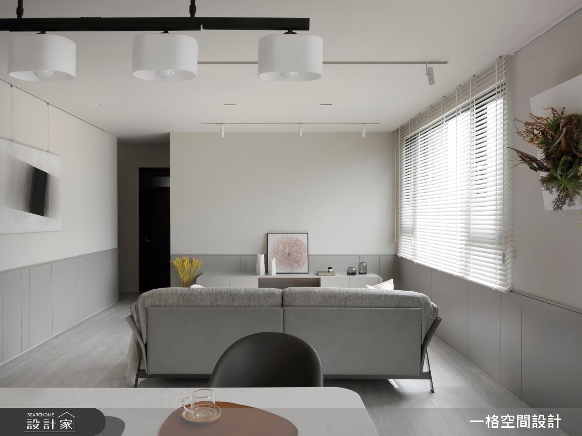 30坪新成屋(5年以下)＿簡約風客廳案例圖片＿一格設計有限公司＿一格_11之8
