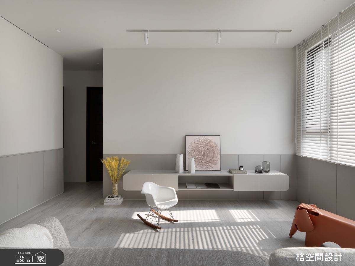 30坪新成屋(5年以下)＿簡約風客廳案例圖片＿一格設計有限公司＿一格_11之3