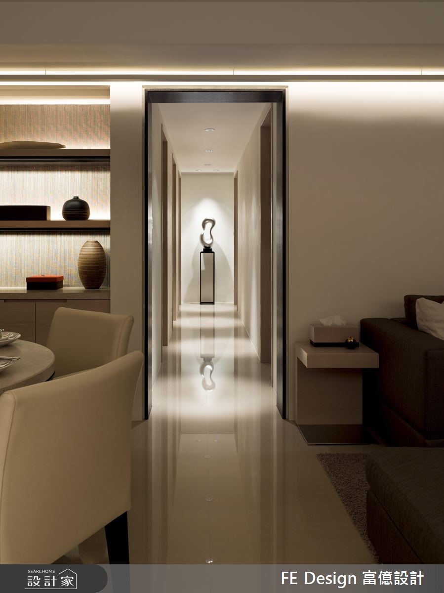 66坪新成屋(5年以下)＿現代風走廊案例圖片＿富億空間設計＿富億_04之14