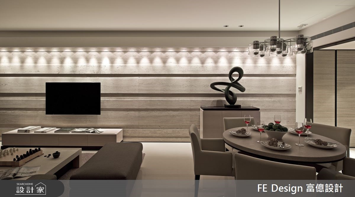 66坪新成屋(5年以下)＿現代風客廳餐廳案例圖片＿富億空間設計＿富億_04之9