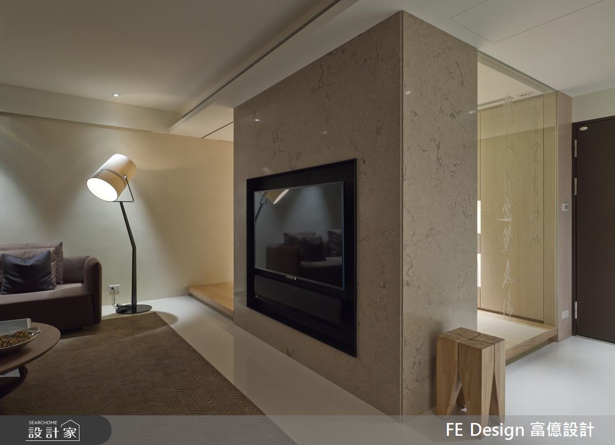 56坪老屋(16~30年)＿簡約風玄關客廳案例圖片＿富億空間設計＿富億_05之2