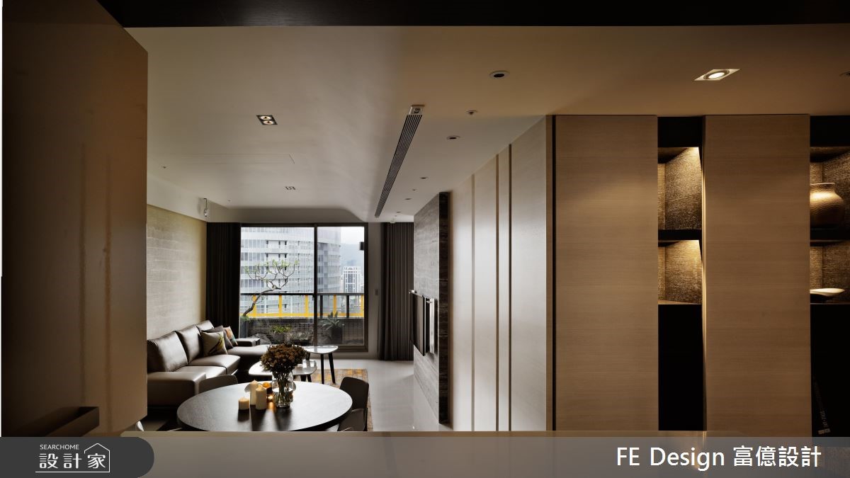 36坪新成屋(5年以下)＿現代風客廳餐廳案例圖片＿富億空間設計＿富億_03之9