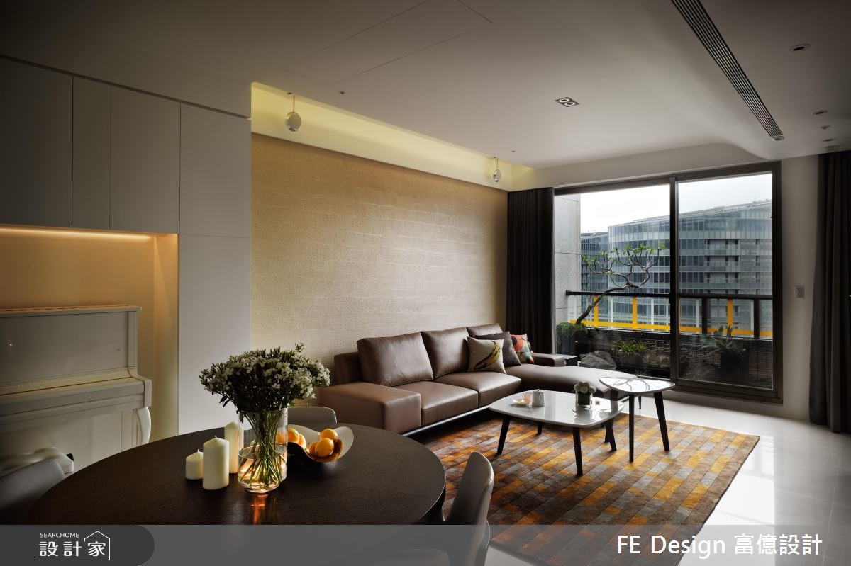 36坪新成屋(5年以下)＿現代風客廳案例圖片＿富億空間設計＿富億_03之4
