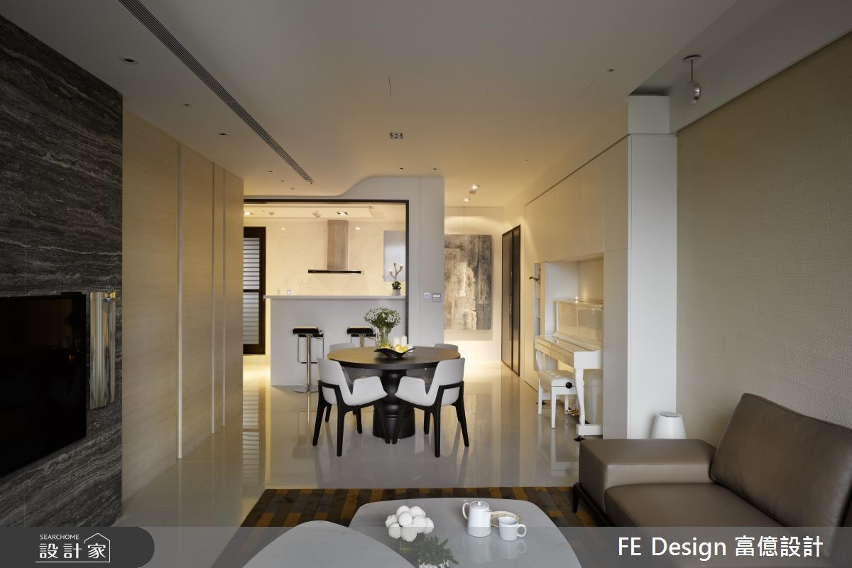 36坪新成屋(5年以下)＿現代風餐廳案例圖片＿富億空間設計＿富億_03之3