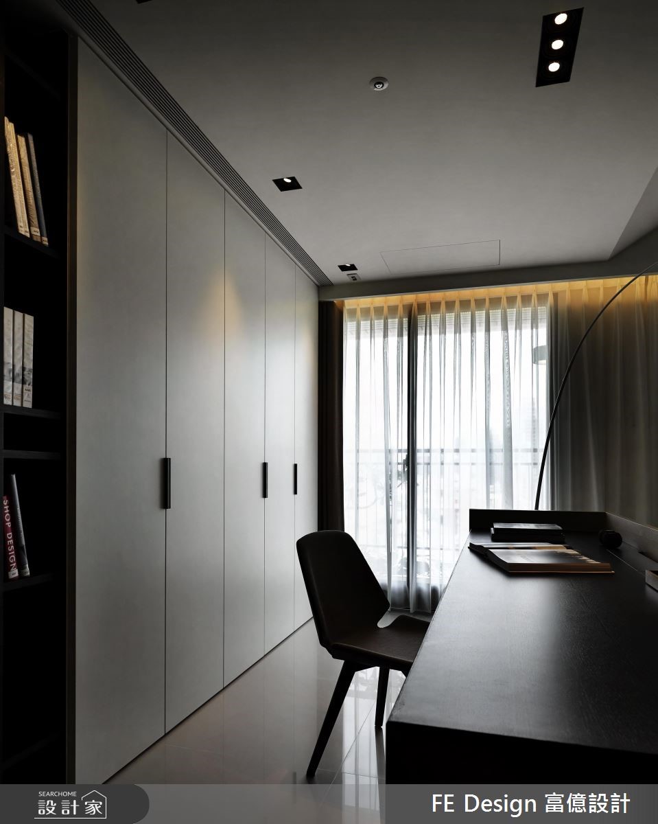 45坪預售屋＿現代風書房案例圖片＿富億空間設計＿富億_07之11