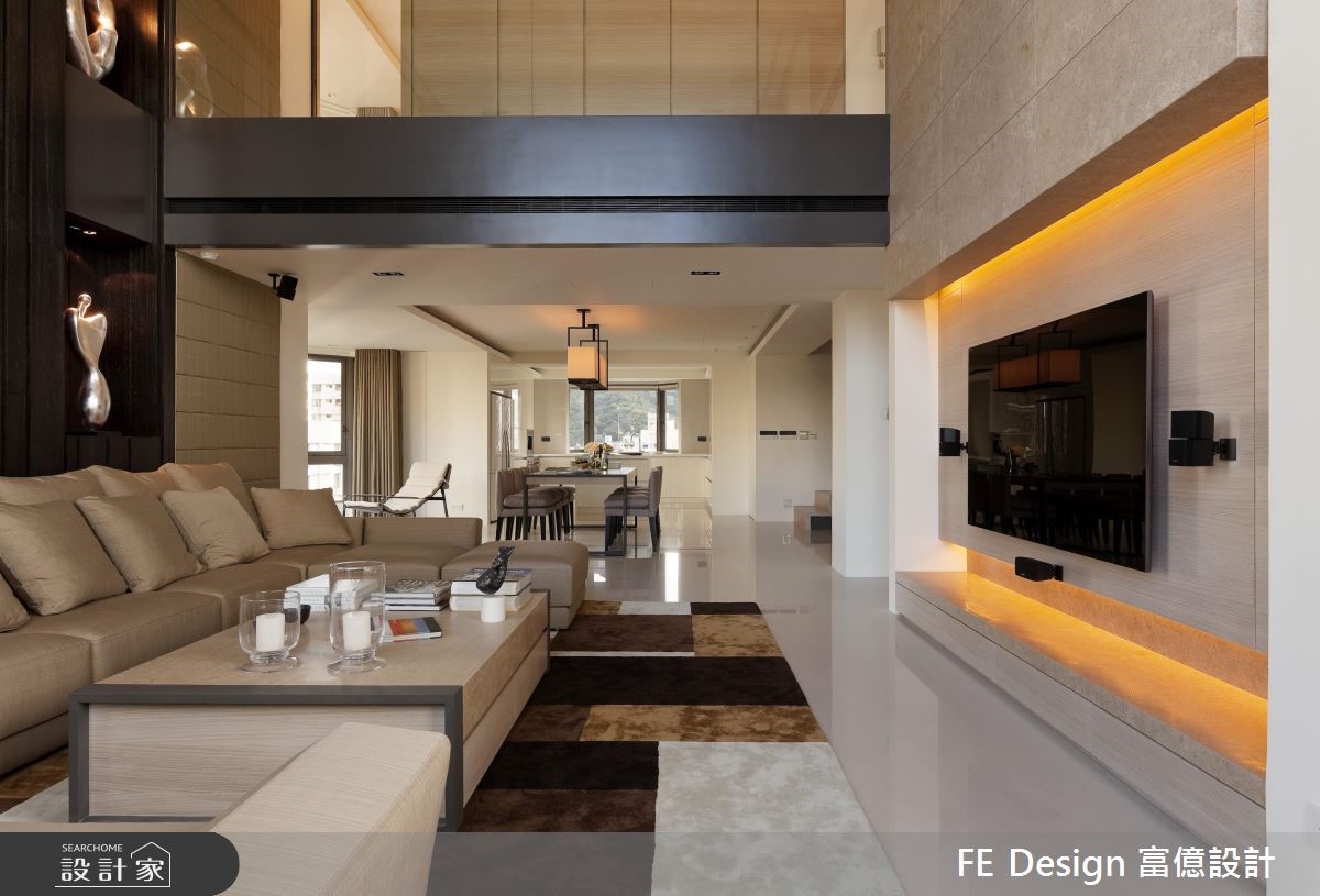 100坪中古屋(5~15年)＿現代風客廳案例圖片＿富億空間設計＿富億_10之9